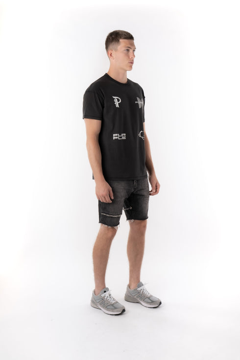 PURPLE BRAND BLACKWORK - BLACK Mens Apparel - MENS APPAREL